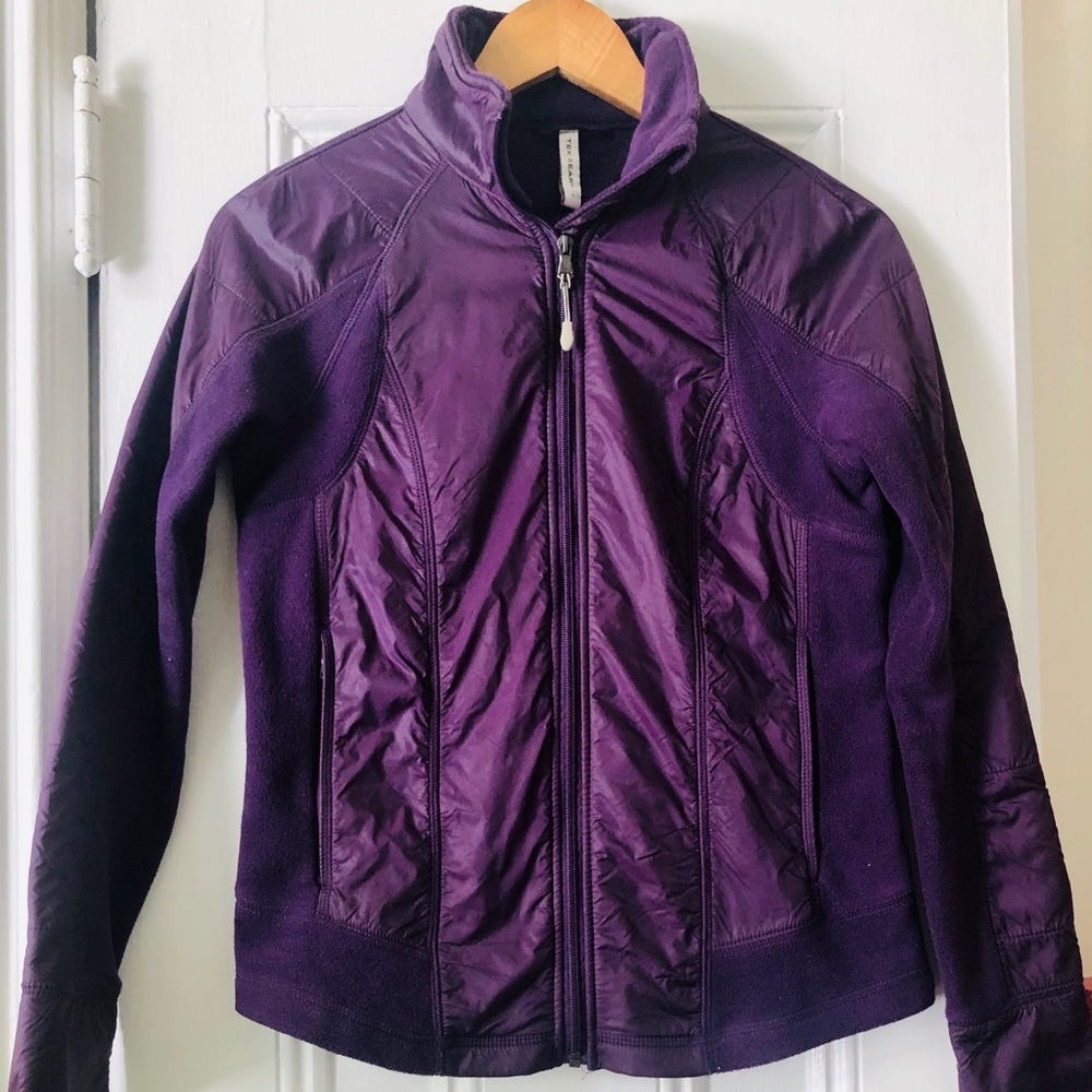Fleece zip up jacket